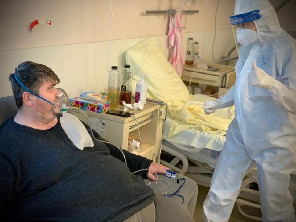 FOTO. Povestea sătmăreanului care a învins COVID. Deși avea 70% din plămâni afectați!