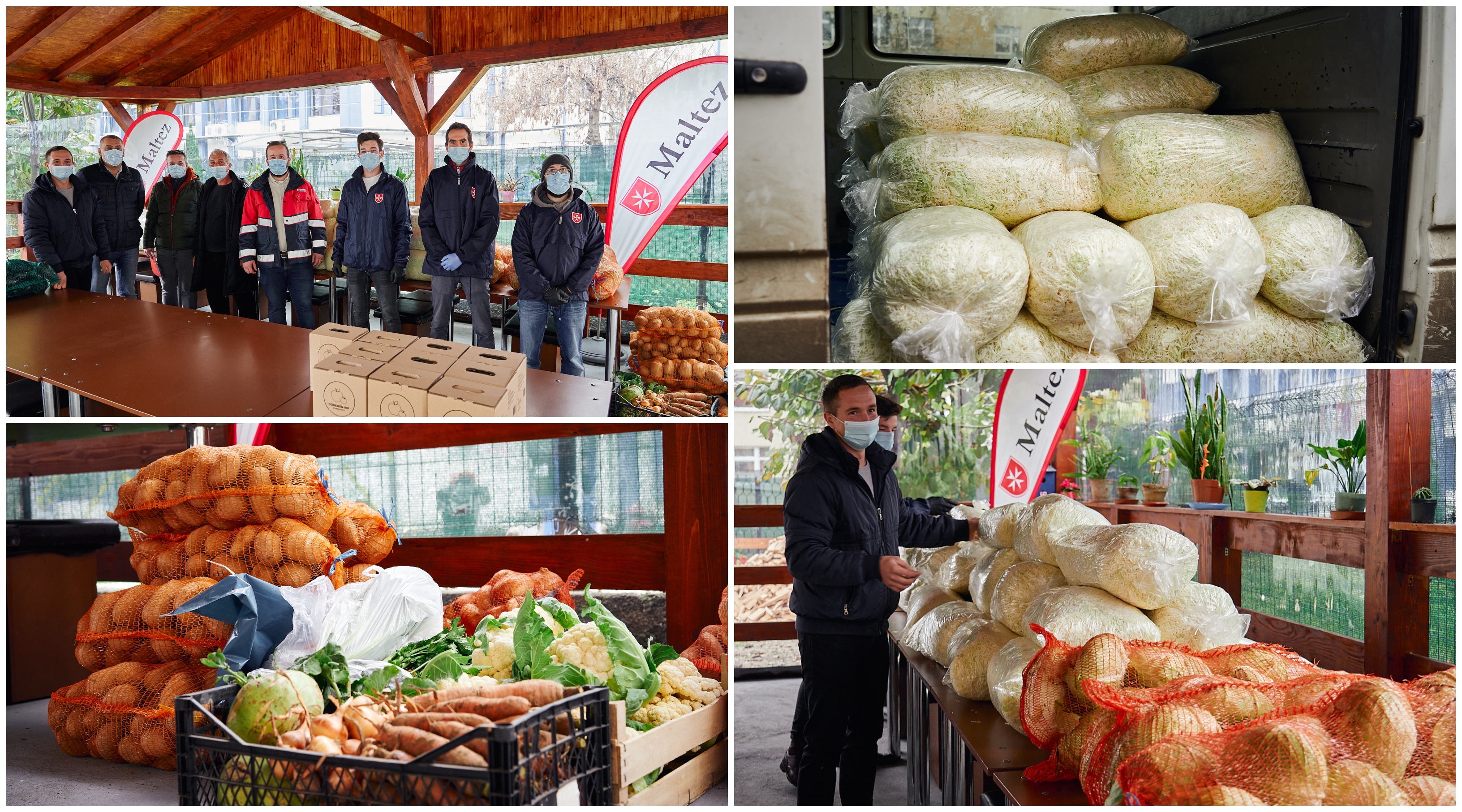 FOTO. Gest impresionant! Tone de legume și fructe pentru nevoiașii din județul Satu Mare