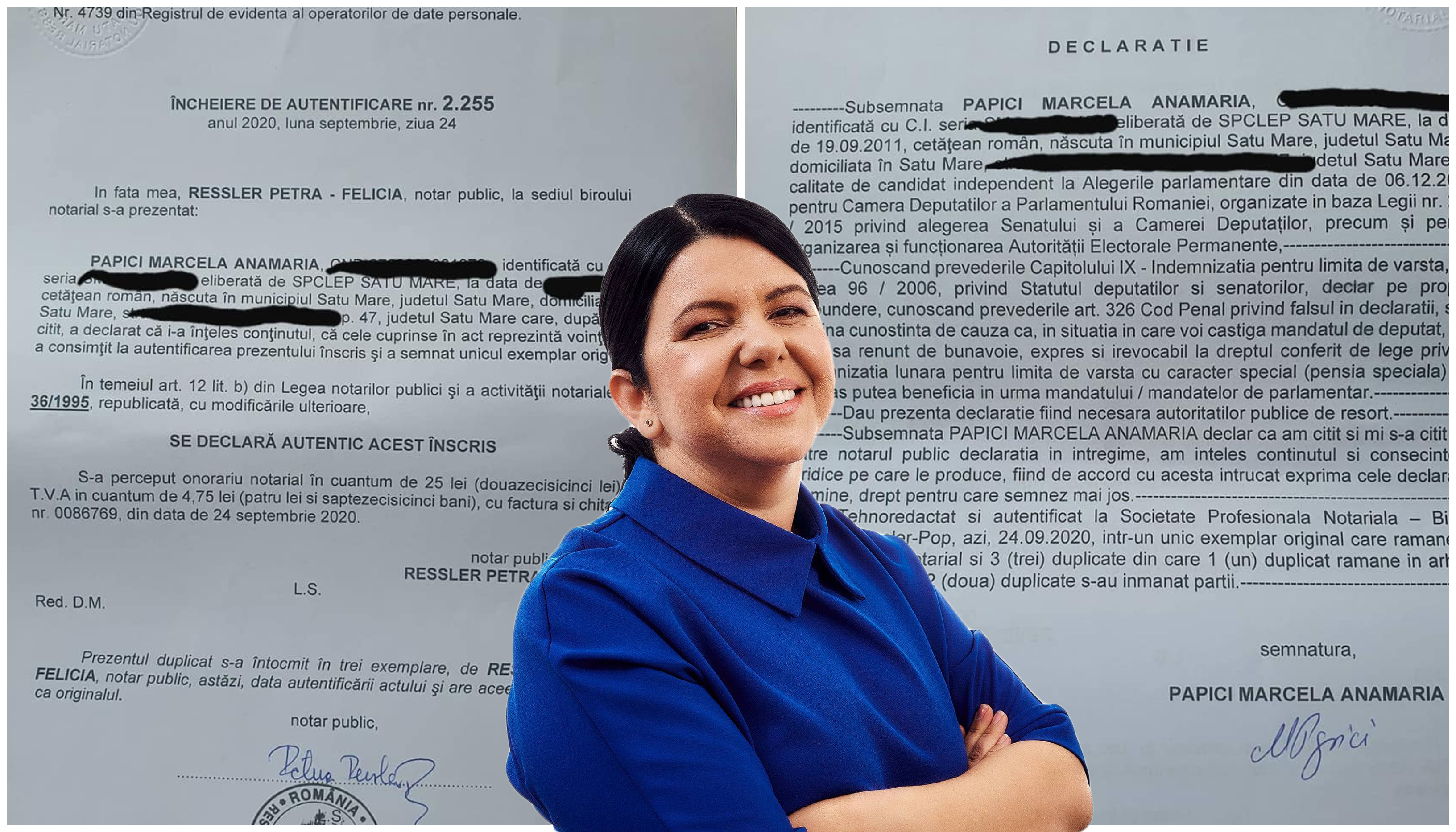 DOCUMENT. Marcela Papici, candidatul independent care renunță la pensia specială de parlamentar!