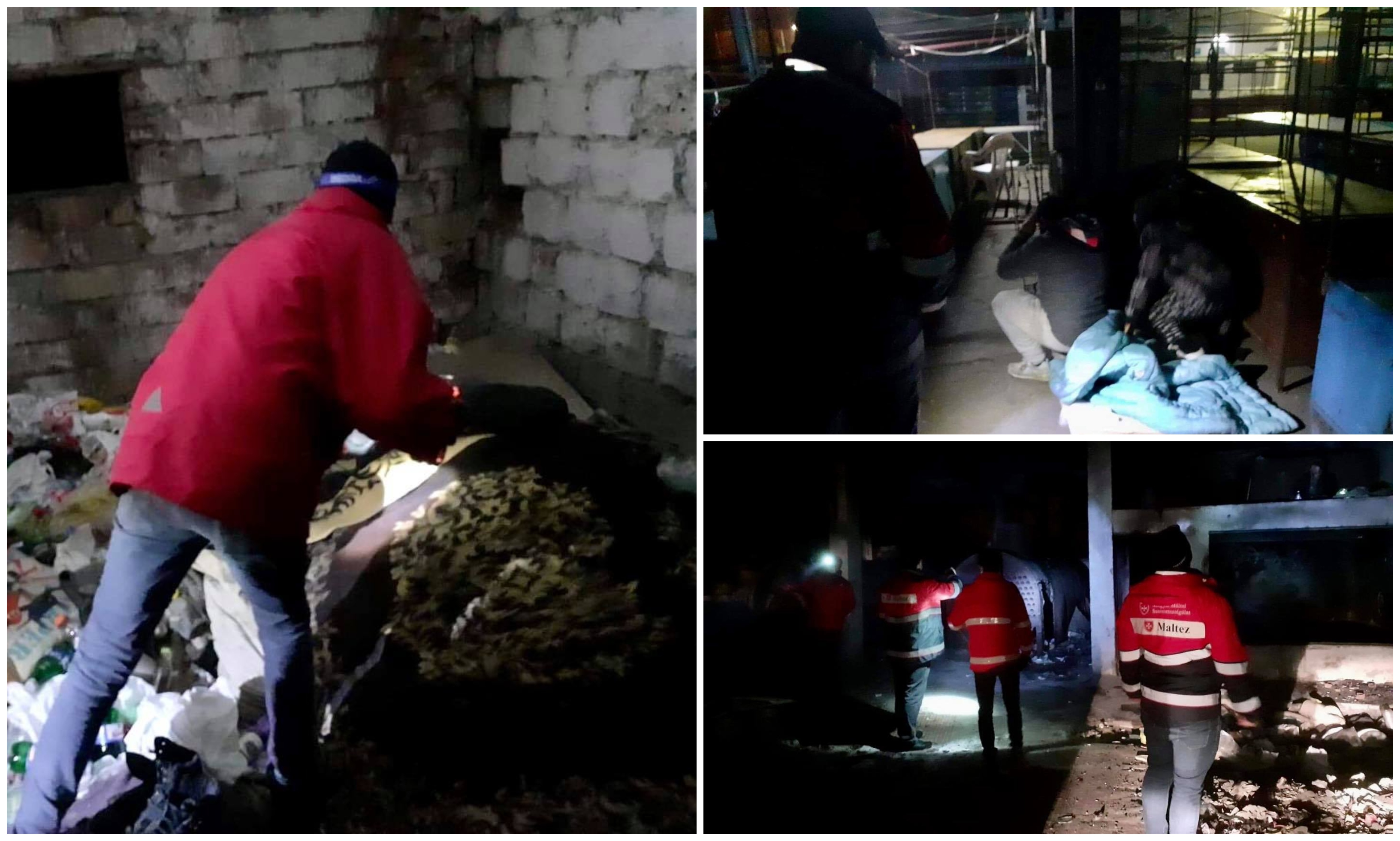 FOTOGALERIE. Oamenii care dorm în piețe și clădiri abandonate, salvați în municipiul Satu Mare