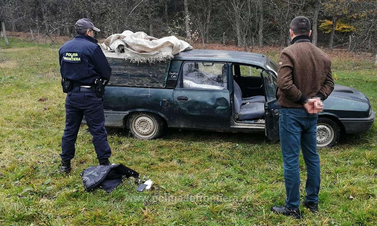 FOTO/VIDEO. Sătmăreancă implicată într-o acțiune de contrabandă ca-n filme! În zona Oașului