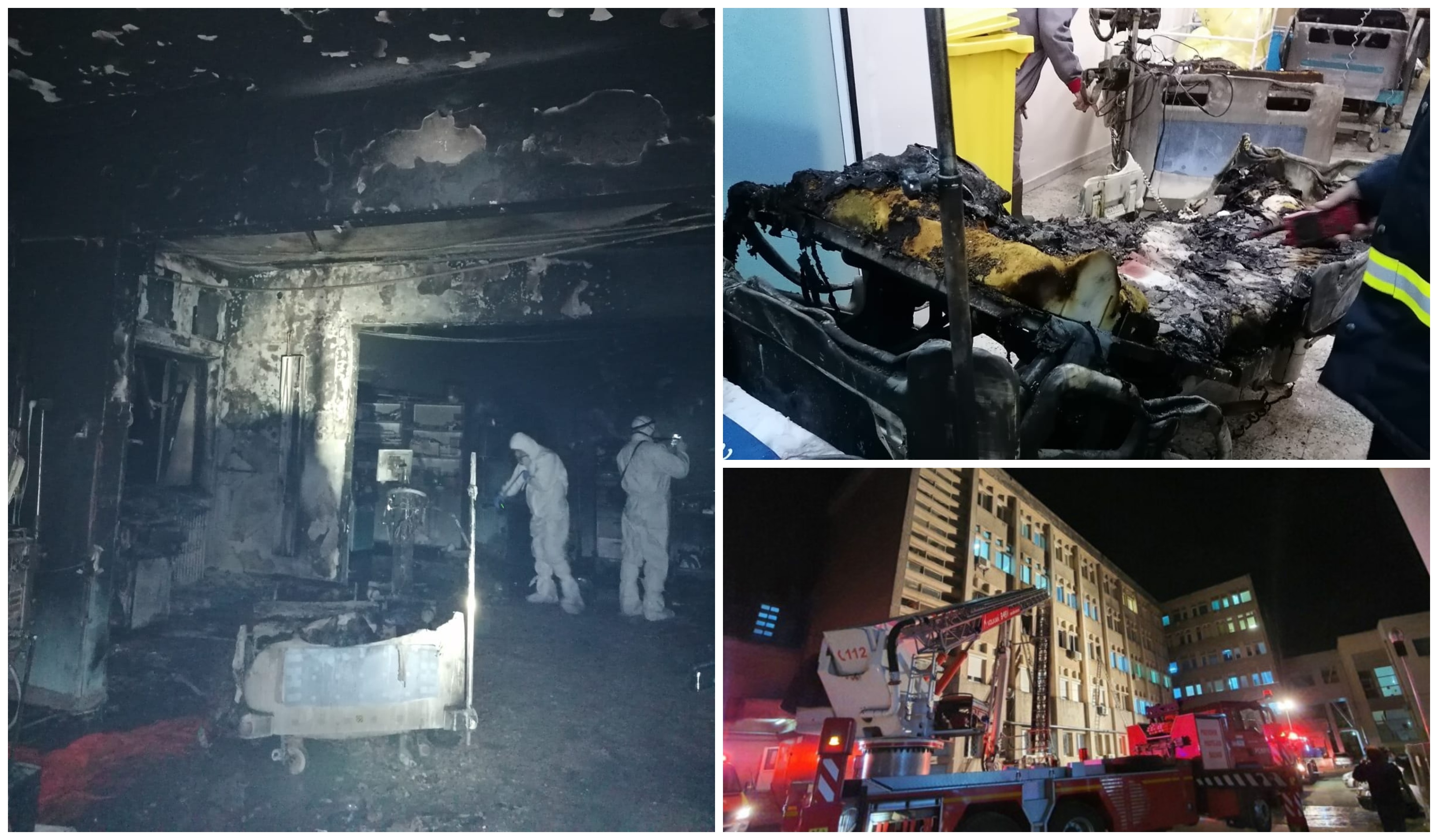 FOTO/VIDEO. Spitalul groazei, în flăcări. Bilanțul tragediei ajunge la 12 morți!