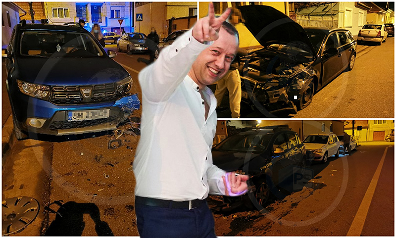 Részeg rendőr tört össze három autót Szatmáron