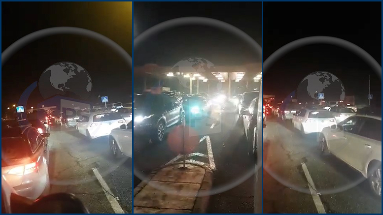VIDEO. Protest cu nervi, claxoane și înjurături în vama Petea. Cozi kilometrice