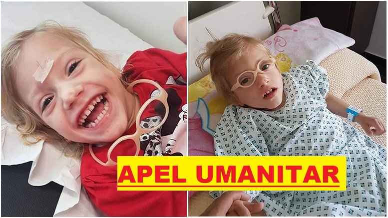 Ines, o fetiță de 4 anișori, luptă să trăiască. Are nevoie de ajutorul nostru