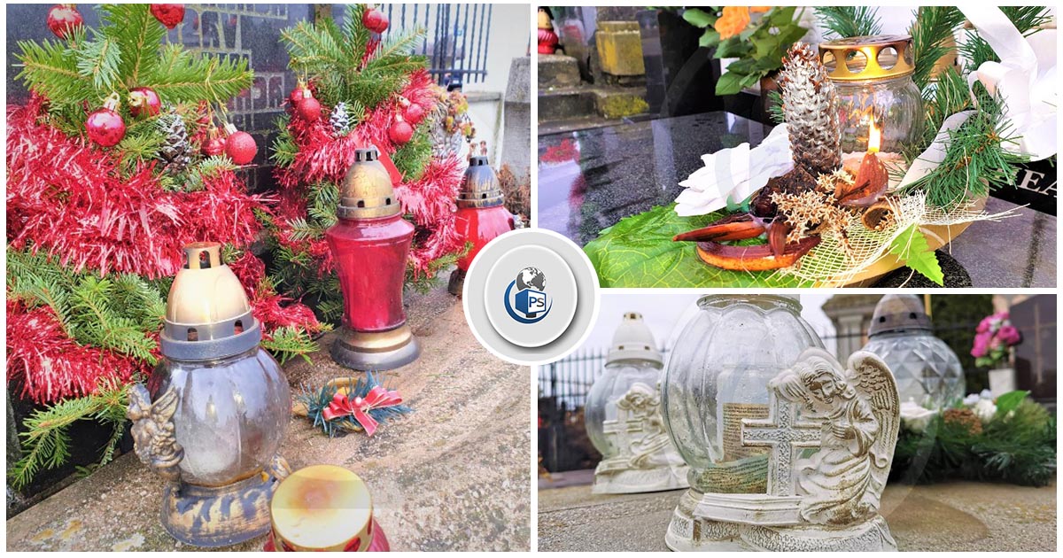 FOTOGALERIE. Crăciun în cimitire. Sătmărenii au împodobit mormintele celor trecuți în neființă