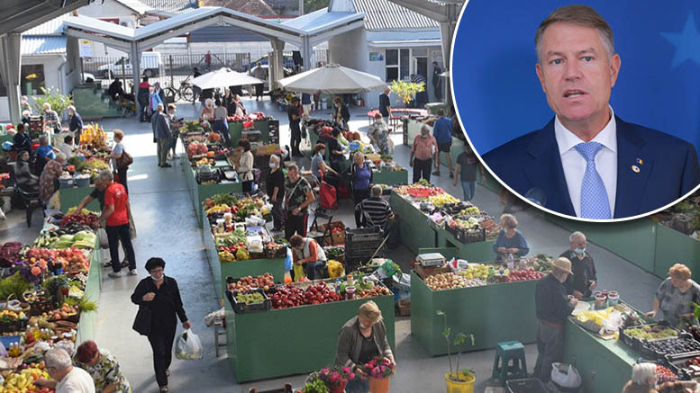 Klaus Iohannis anunță redeschiderea piețelor la interior