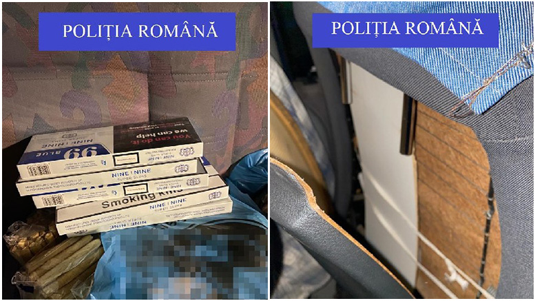 FOTO. Băimărean și careian, prinși cu țigări de contrabandă. S-au ales cu dosare penale