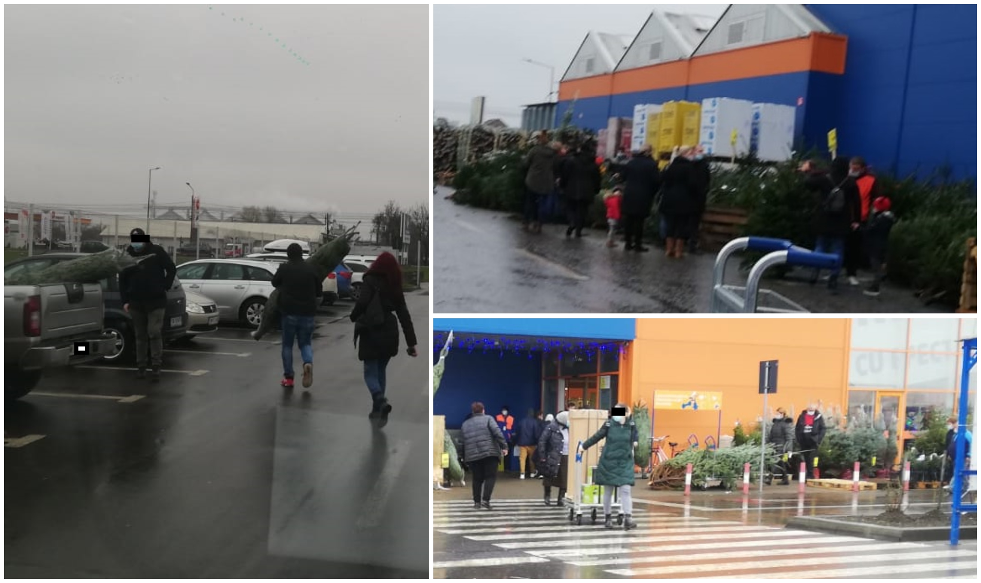 FOTOGALERIE. Aglomerație la brazi, în magazinele din Satu Mare! Sătmărenii se pregătesc de Crăciun