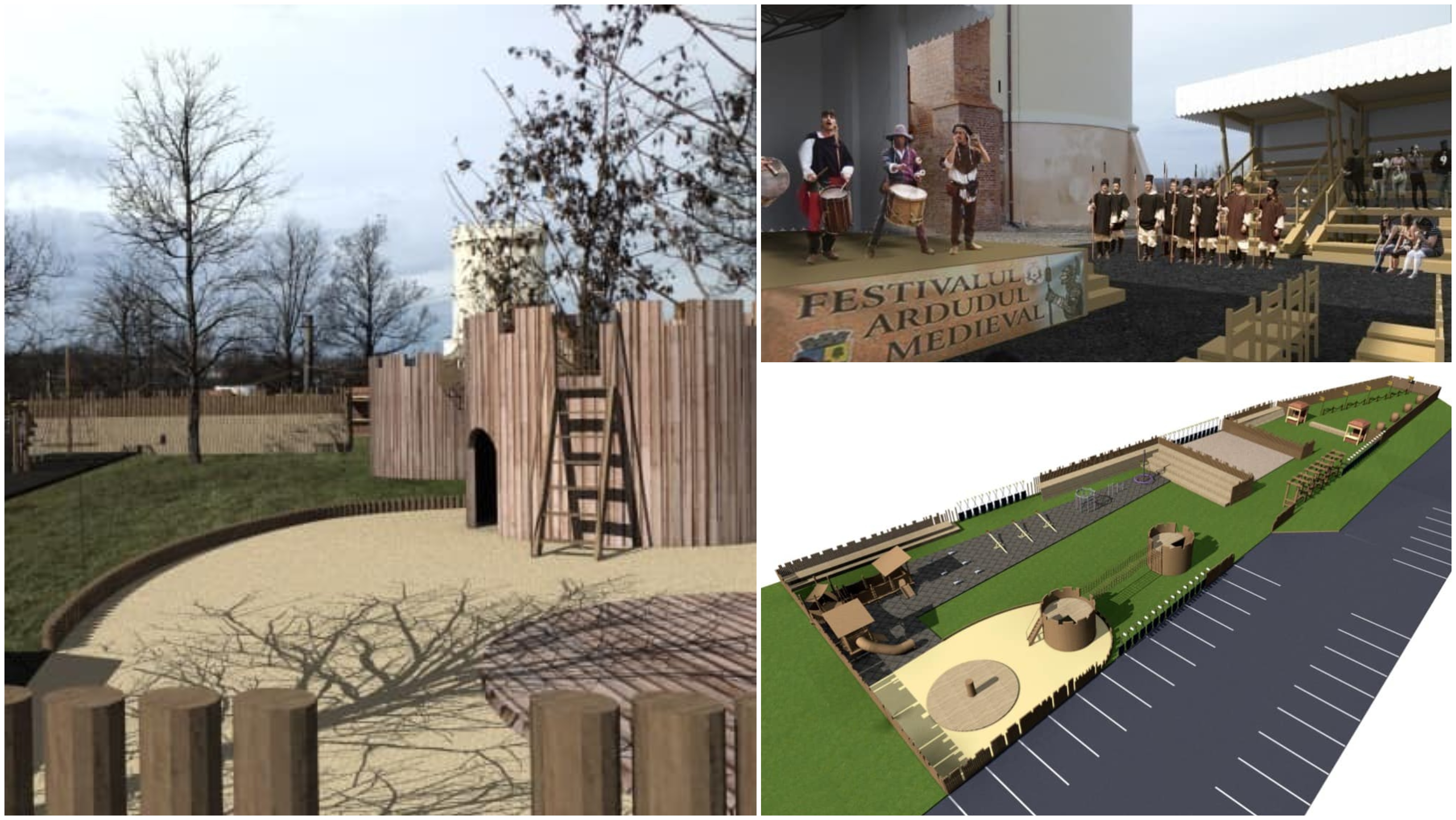 FOTOGALERIE. Cetatea Ardud, renovată printr-un proiect unic în România