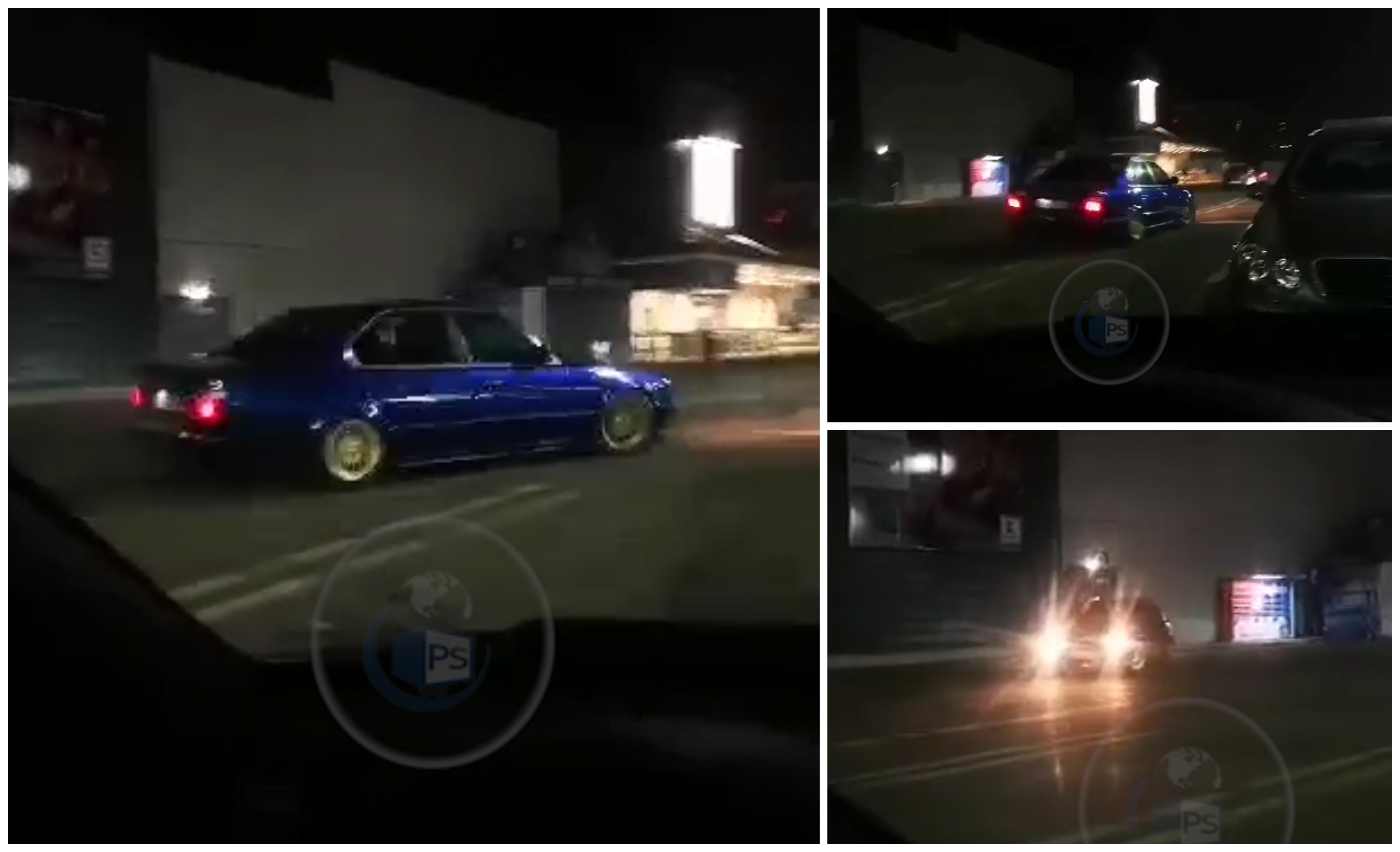 VIDEO. Drift la Kaufland, plătit scump. Șoferul amendat și lăsat fără certificat de înmatriculare