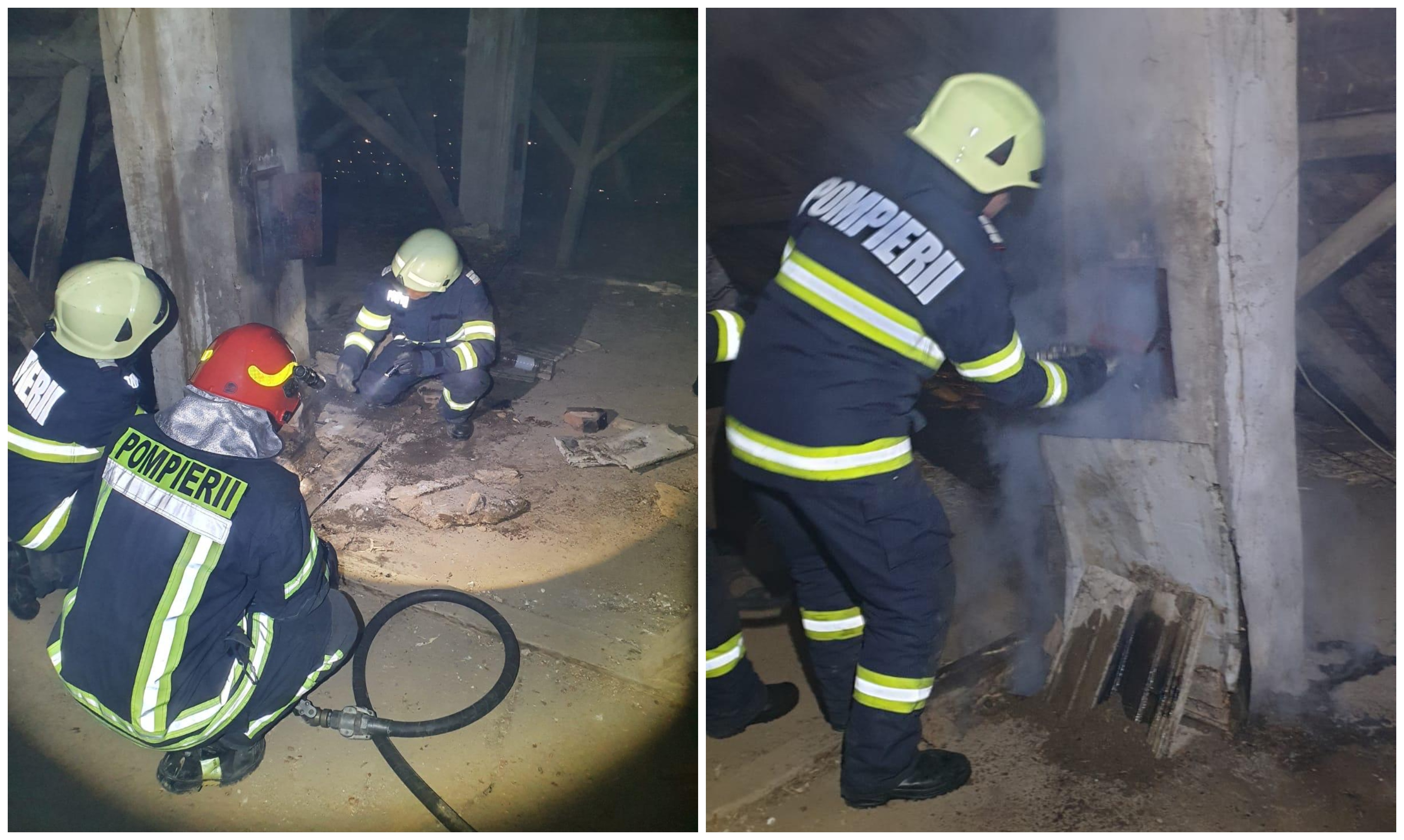 Un sătmărean a dat foc casei, cu familia în interior. Două persoane duse la Urgență