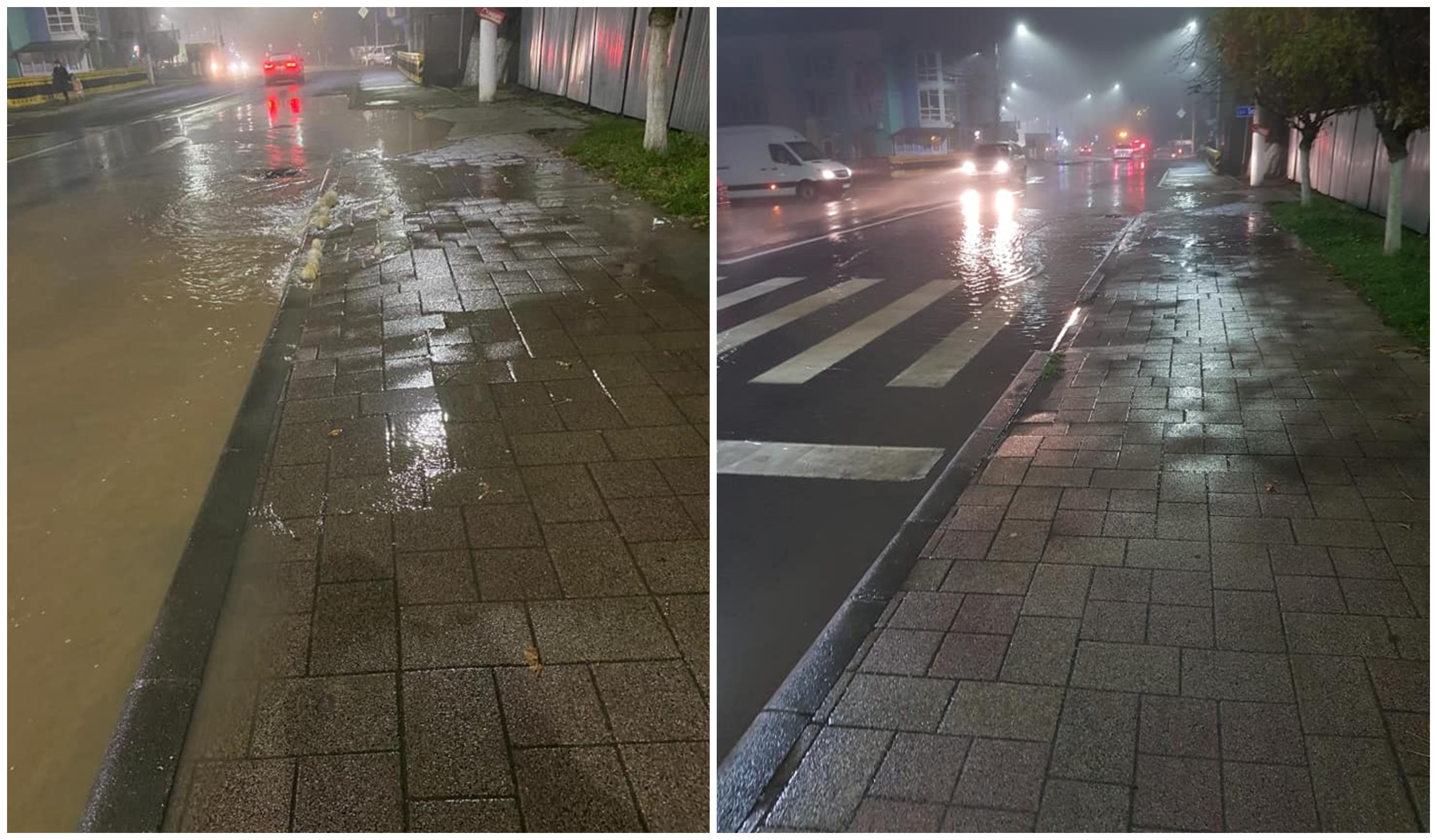 FOTO. Inundație în Negrești-Oaș. Orașul, lăsat parțial fără apă de Crăciun