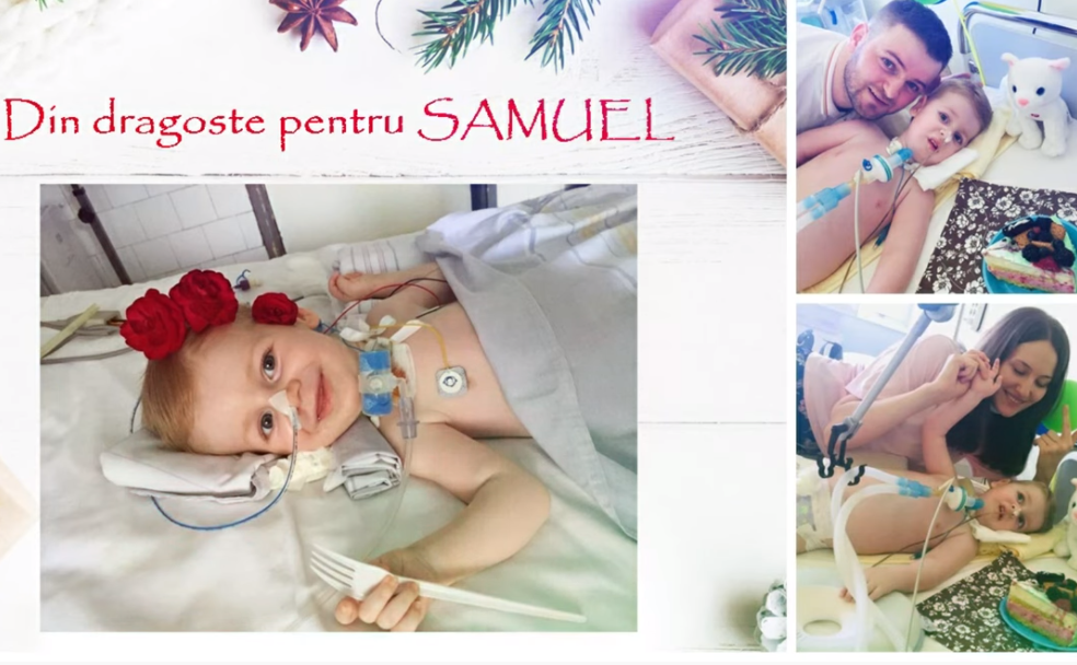VIDEOREPORTAJ. Drama micuțului Samuel! Internat la Spitalul Județean, are nevoie de ajutor