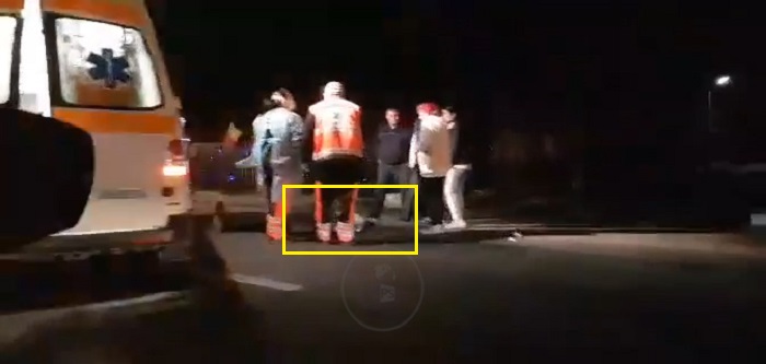 FOTO/VIDEO. Incident în județul Satu Mare, pe DN19. Bărbat la un pas să fie spulberat de o mașină
