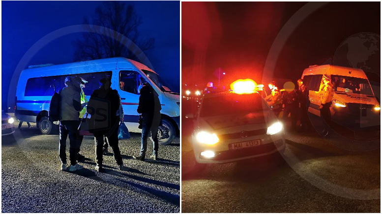 FOTO/VIDEO. Accident pe Drumul Careiului. Impact între un Mercedes și un microbuz cu 8 persoane. Șoferul vinovat a plecat