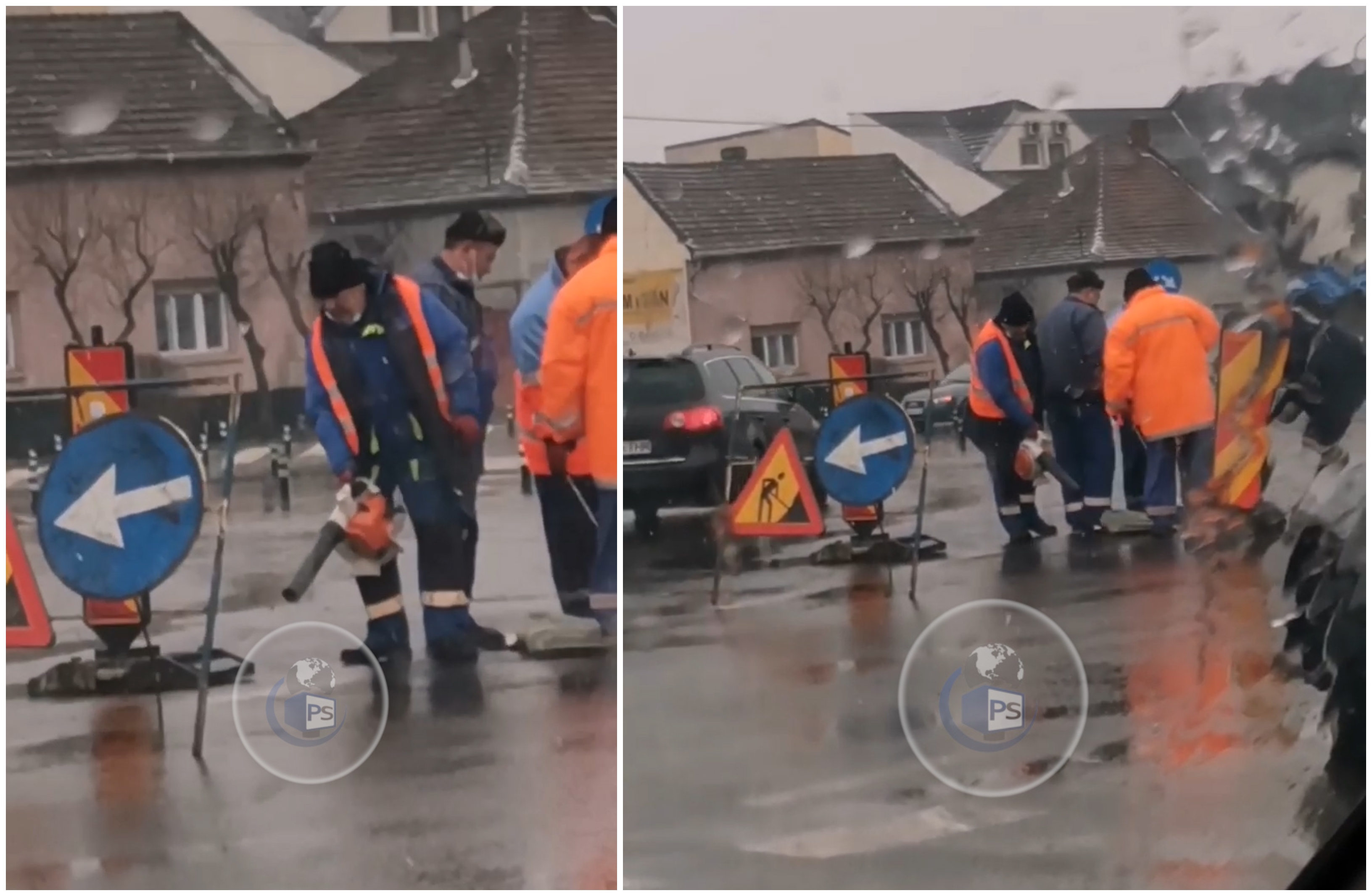 VIDEO. S-a așteptat prima zăpada pentru a se face plombări la Burdea. Sătmarul minunilor