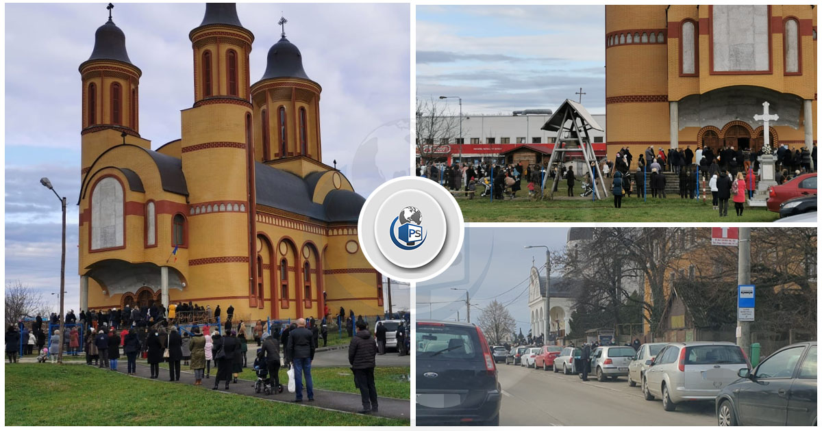 FOTOGALERIE. Bobotează în pandemie la Satu Mare. Distanțare și ambuteiaje în trafic