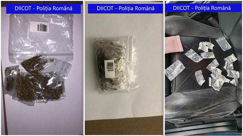 FOTO. Sătmăreni audiați într-un dosar de trafic de droguri. Flagrant urmat de percheziții în județul Cluj