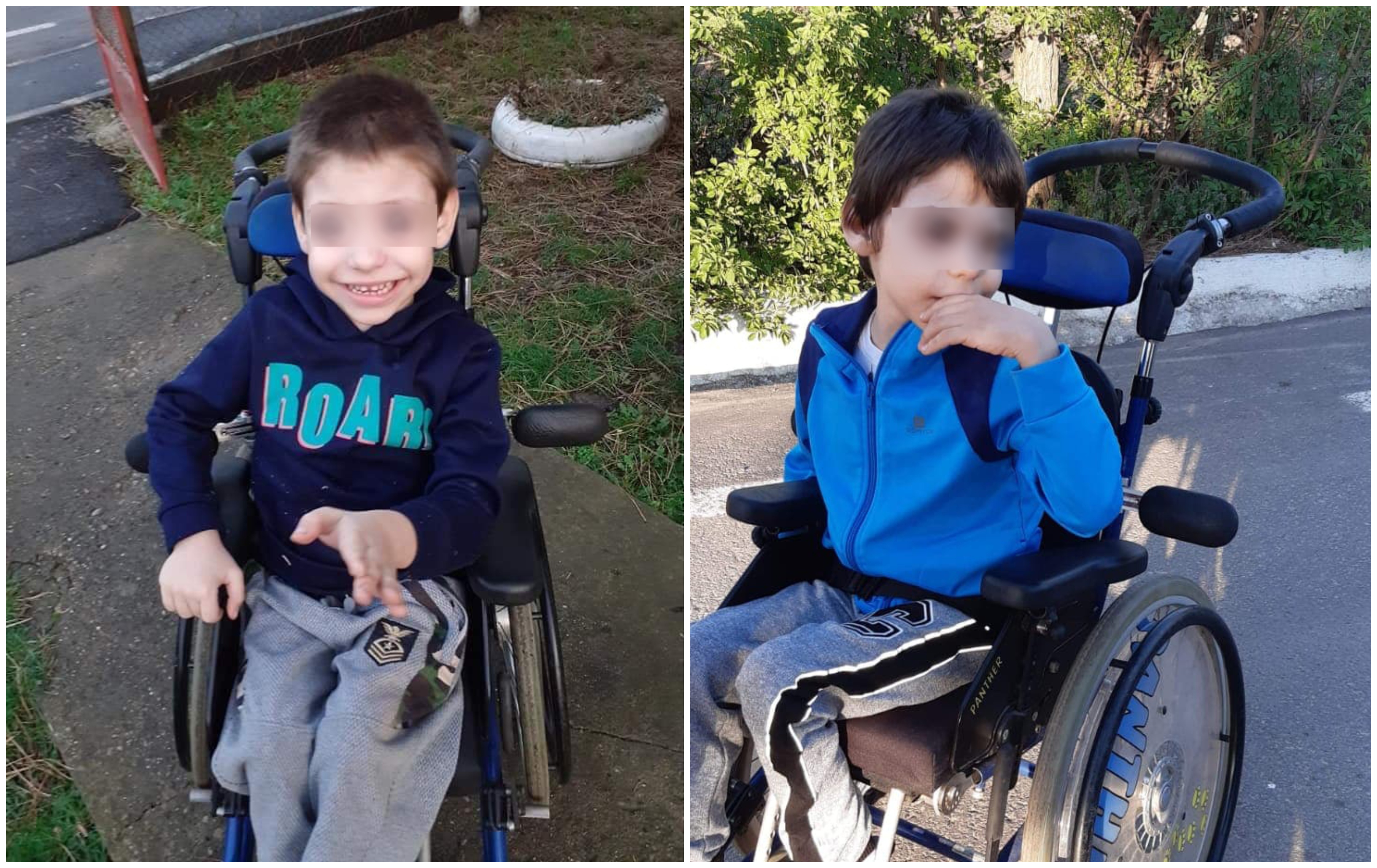 FOTO. Flaviu (7 anișori) are nevoie urgentă de operație. Și mama lui este grav bolnavă