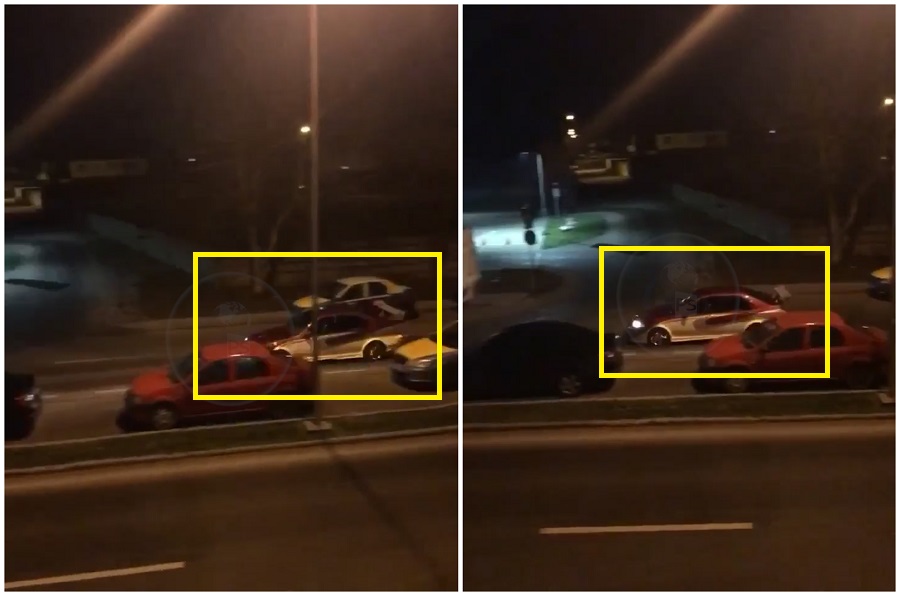 VIDEO. Șoferul care îi terorizează cu mașina tunată pe sătmăreni. Zgomote puternice în plină noapte