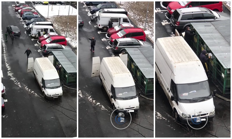 VIDEO. Scandal în public în Micro 17. Cuvinte grele, oamenii au ieșit la geamuri