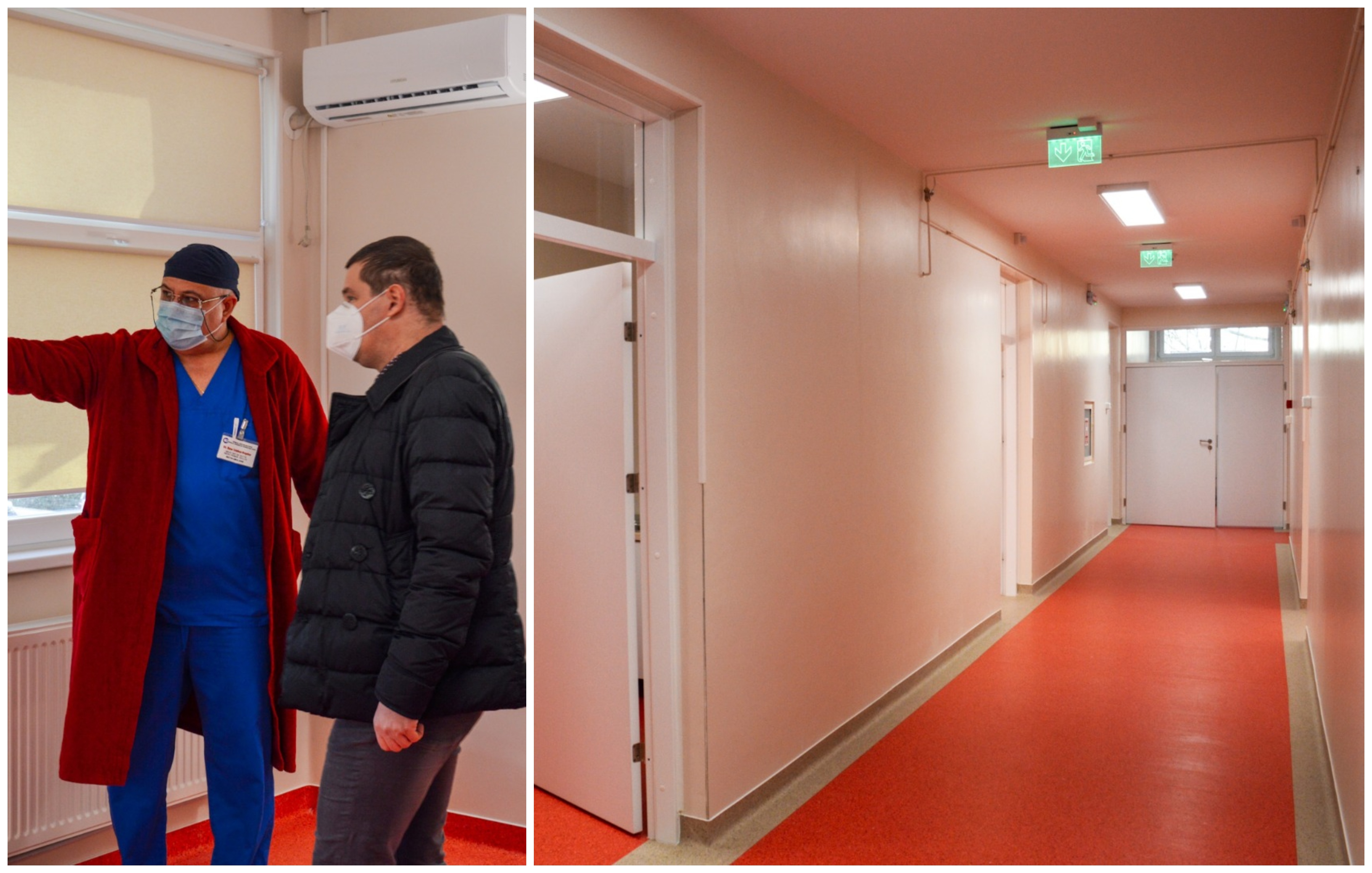 Képgaléria. Végéhez közeledik a Szatmár Megyei Sürgősségi Kórház urológia osztályának korszerűsítése