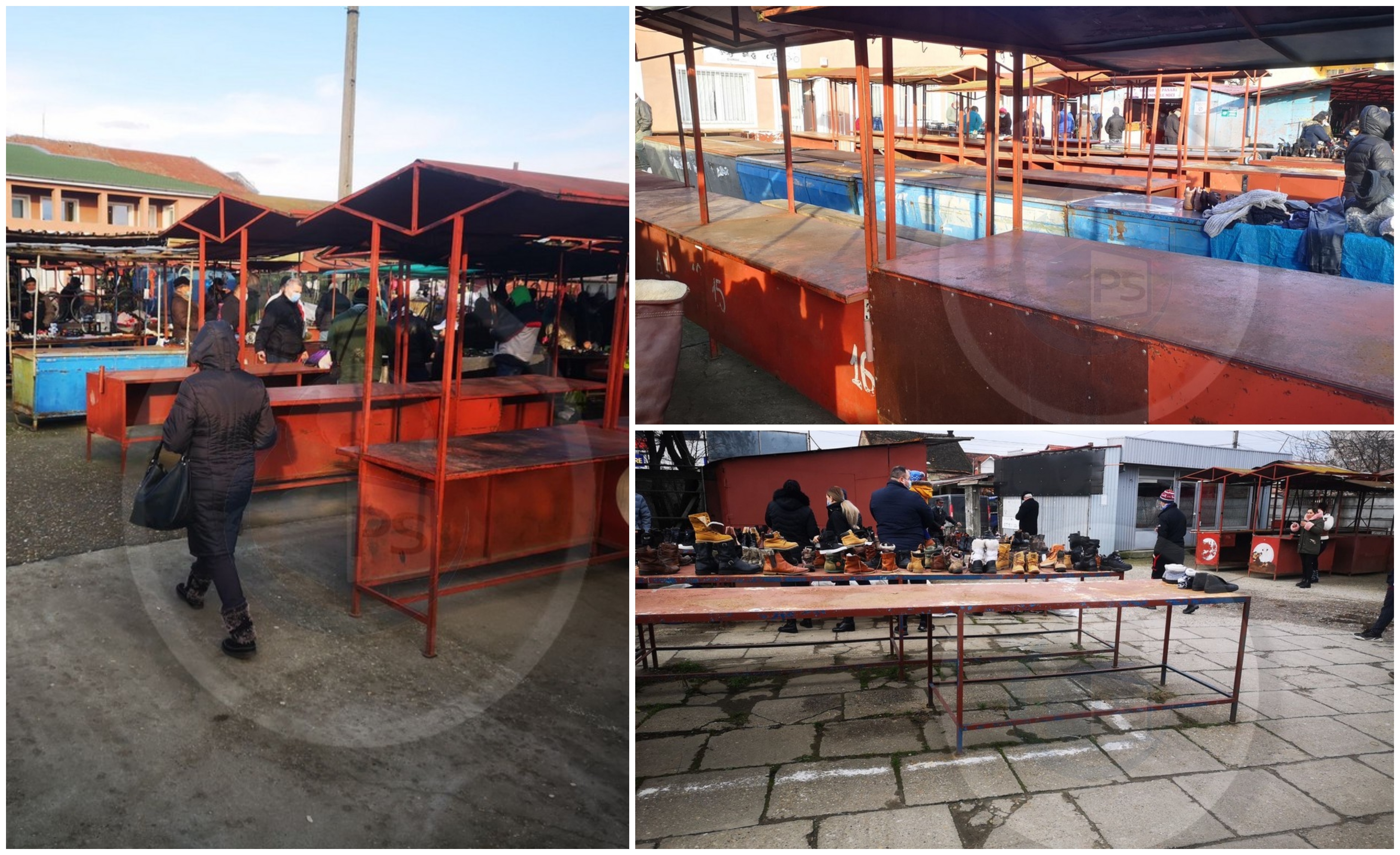 FOTOGALERIE. Tot mai multe tarabe goale la Piața de vechituri din Satu Mare