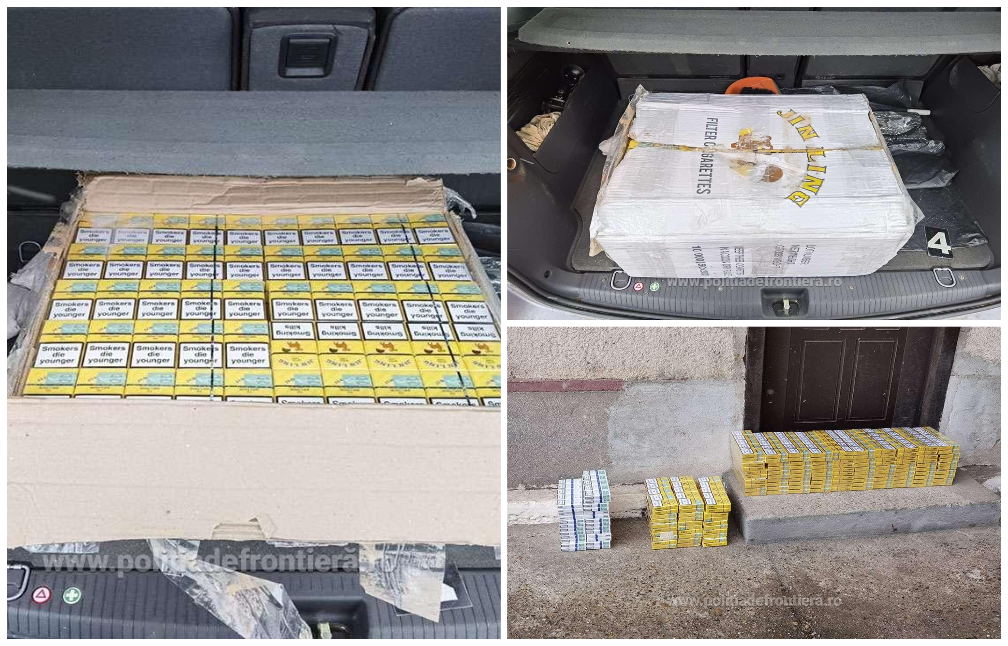 FOTO. 780 csomag csempészcigivel bukott le