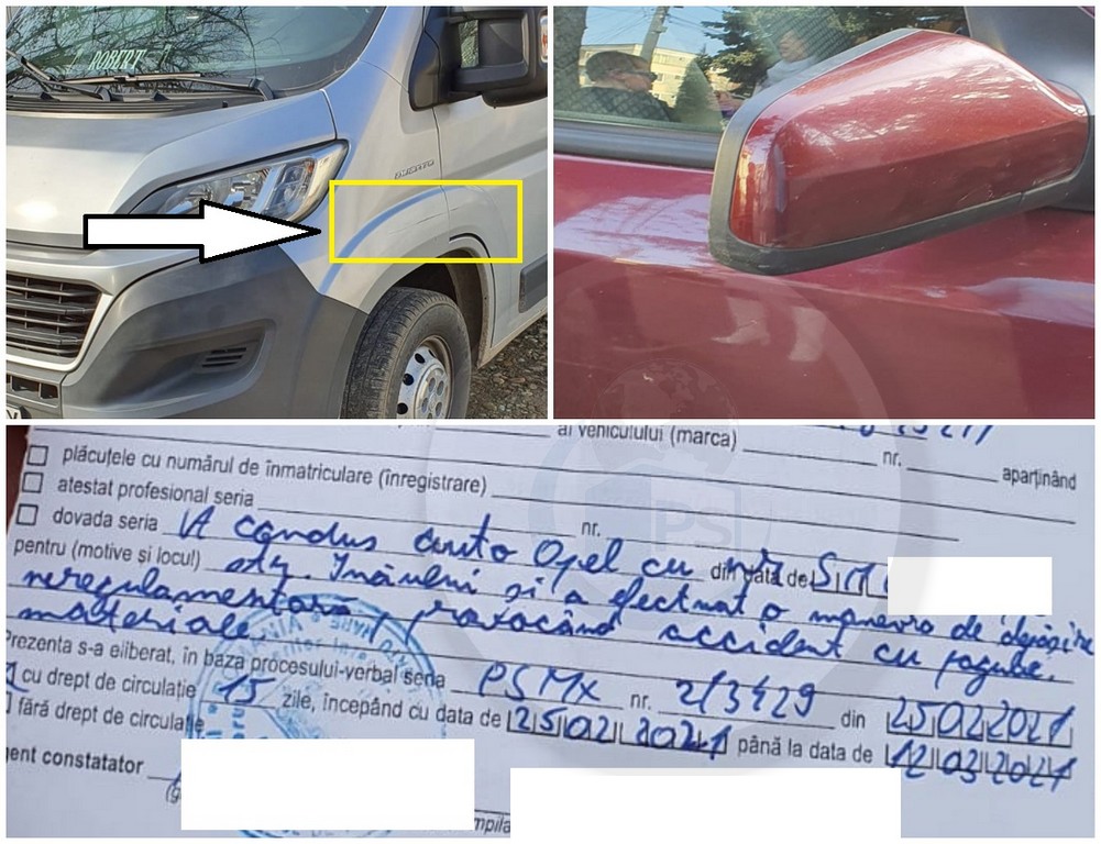 FOTO. Polițișt acuzat de exces de zel. Șofer (72 ani) amendat, familia contestă corectitudinea