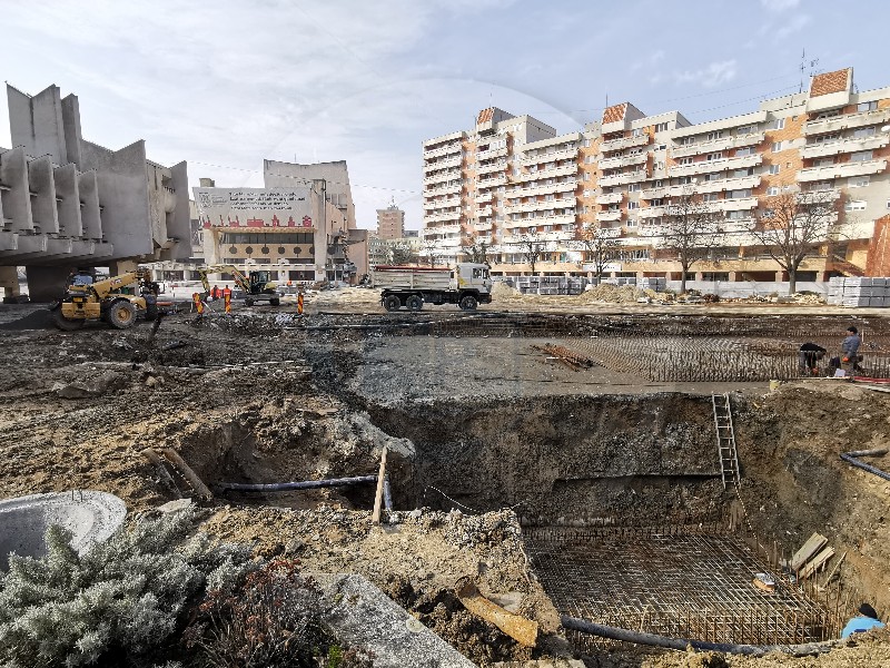 FOTO. Modernizarea Centrului Nou, în pericol. Lucrările ar putea să fie oprite total