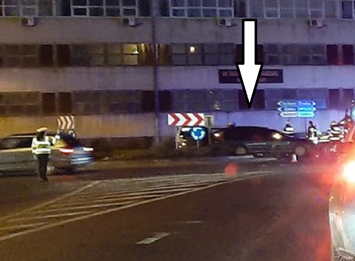 FOTO. Șofer mort la volan. Accident, în municipiul Satu Mare, pe B-dul Lucian Blaga