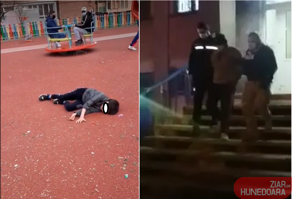 VIDEO. Bărbatul care a agresat un copil la locul de joacă, dus în arest. Minorul are fractură craniană