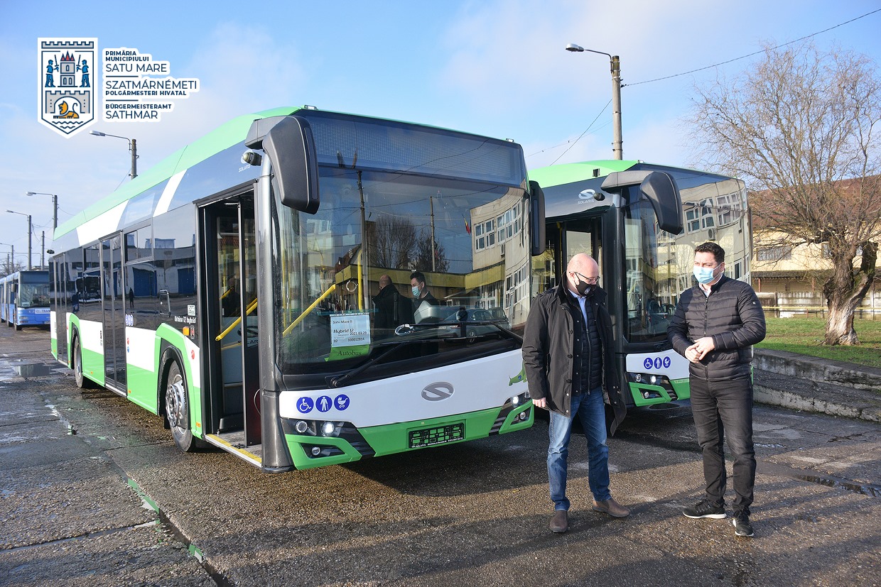 KÉPGALÉRIA. Kereskényi Gábor: Folytatjuk a közösségi közlekedés korszerűsítését Szatmárnémetiben!