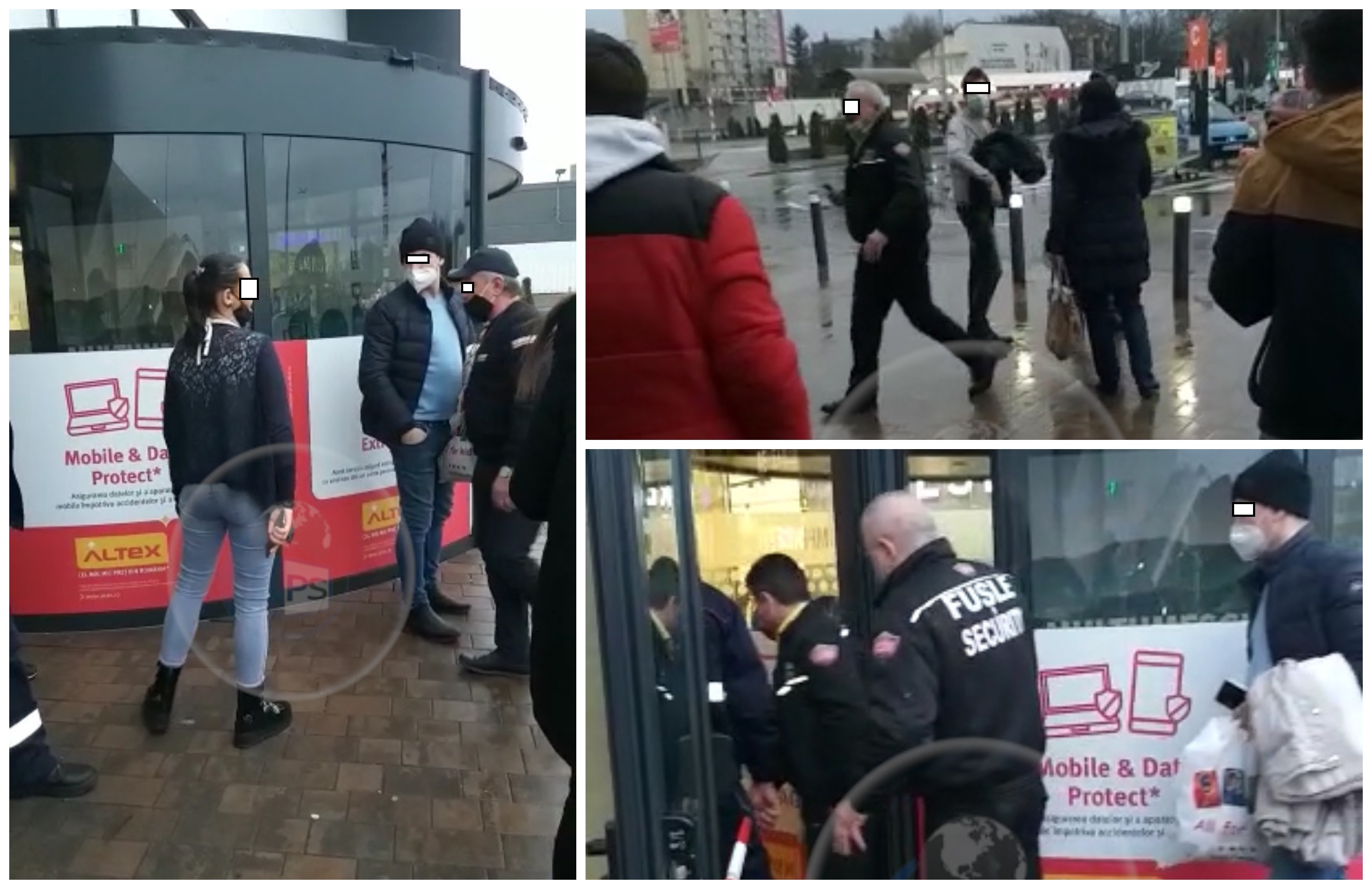 VIDEO. Hoți fugăriți prin mall-ul și parcarea NEPI Satu Mare! Au scăpat la limită