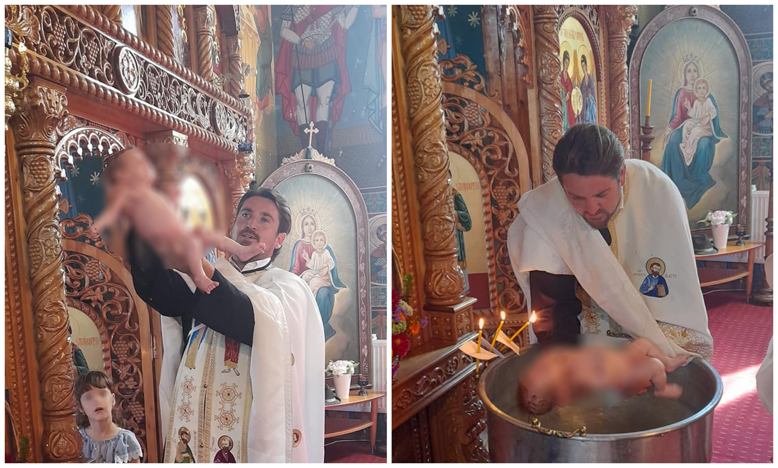 FOTO. Preot sătmărean, poziție tranșantă după bebelușul înecat la un botez