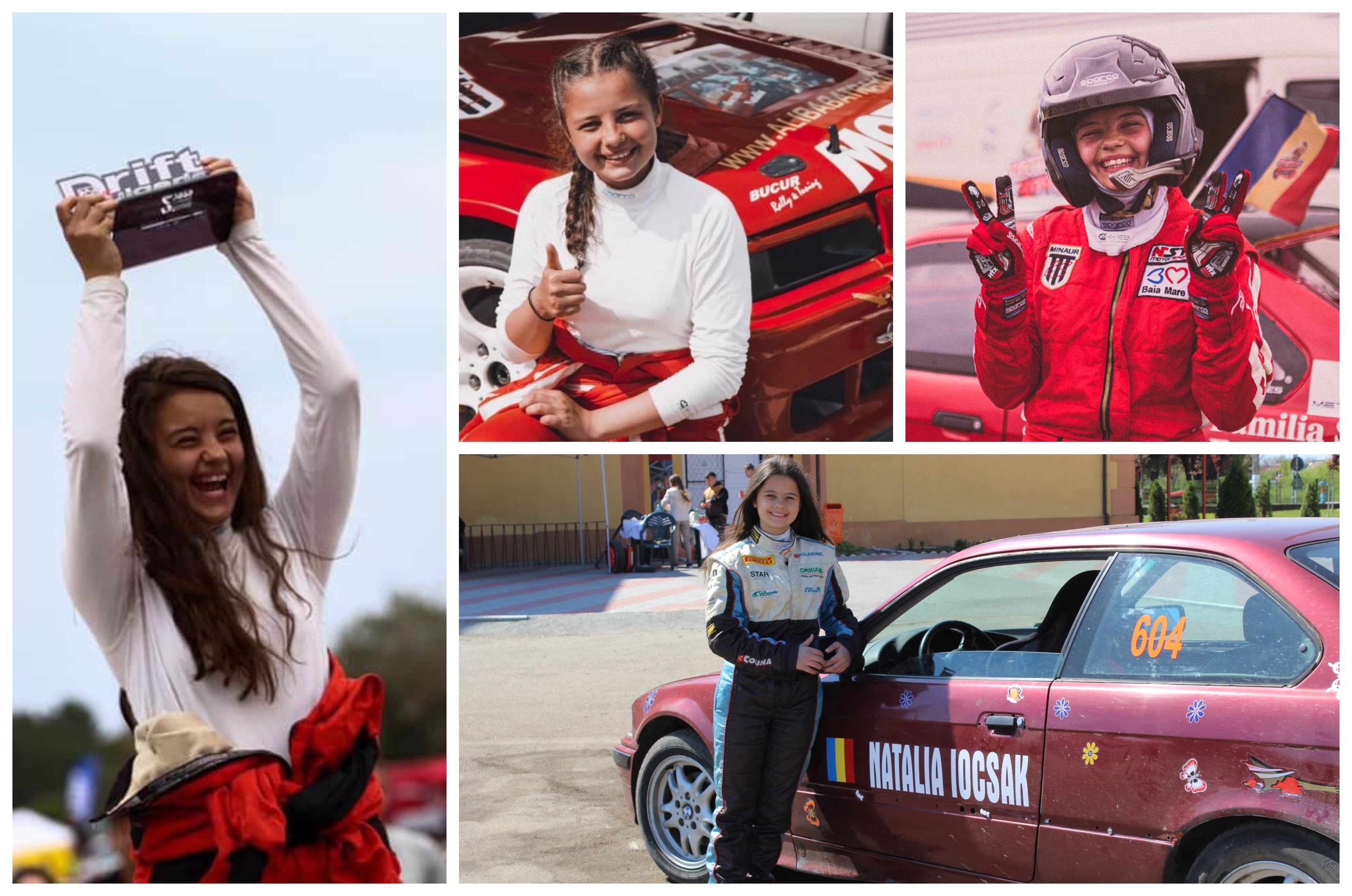 FOTO/VIDEO. Sătmăreanca Natalia Iocsak, campioana României la DRIFT, doar 17 ani!