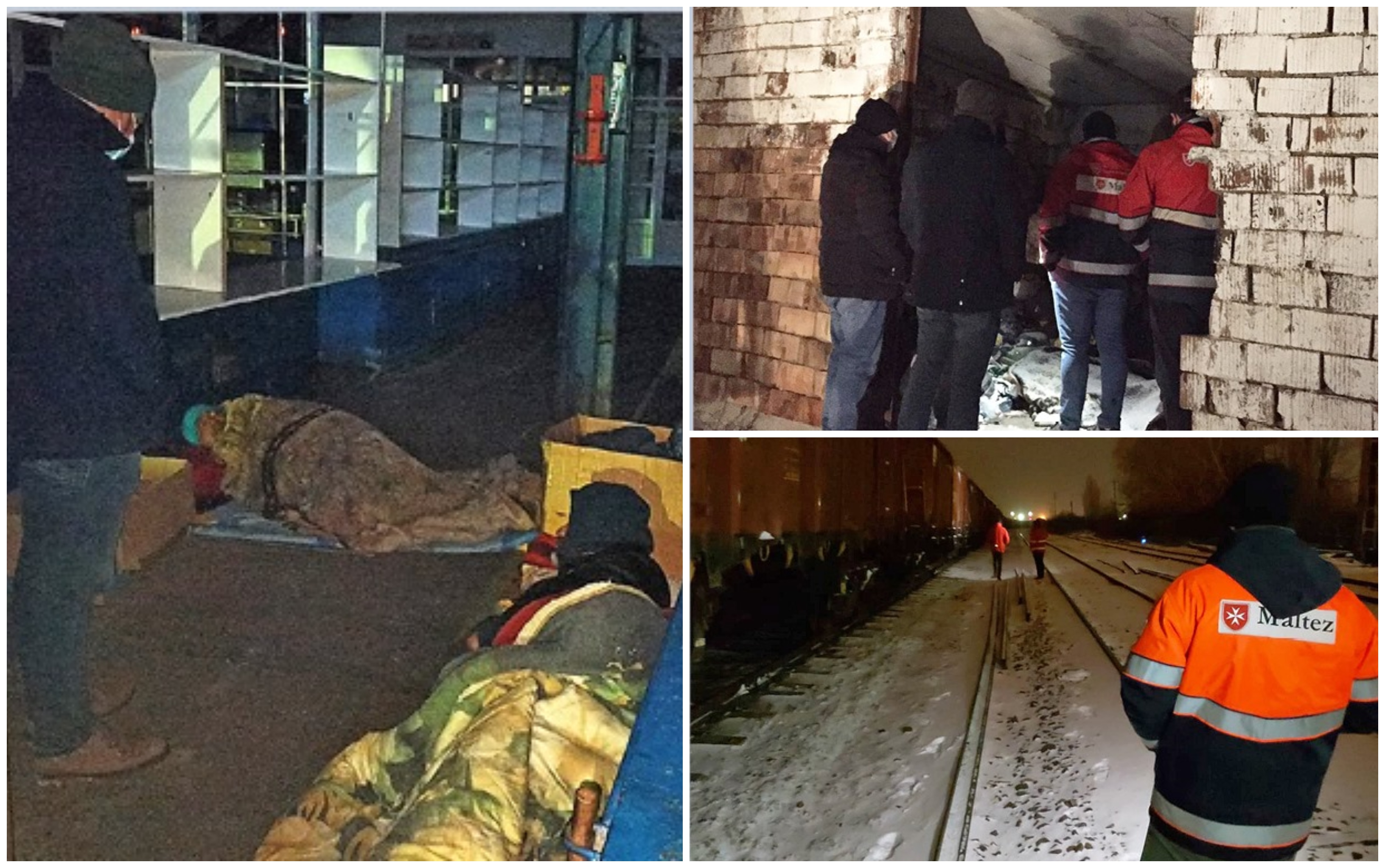 FOTÓGALÉRIA. Versenyfutás az idővel a hajléktalanok megsegítéséért Szatmárnémetiben