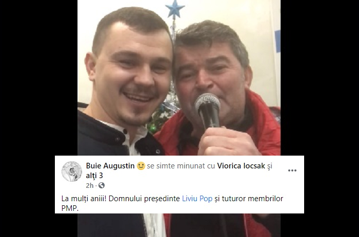 VIDEO. Chef cu dedicații live la sediul unui partid din centrul municipiului Satu Mare