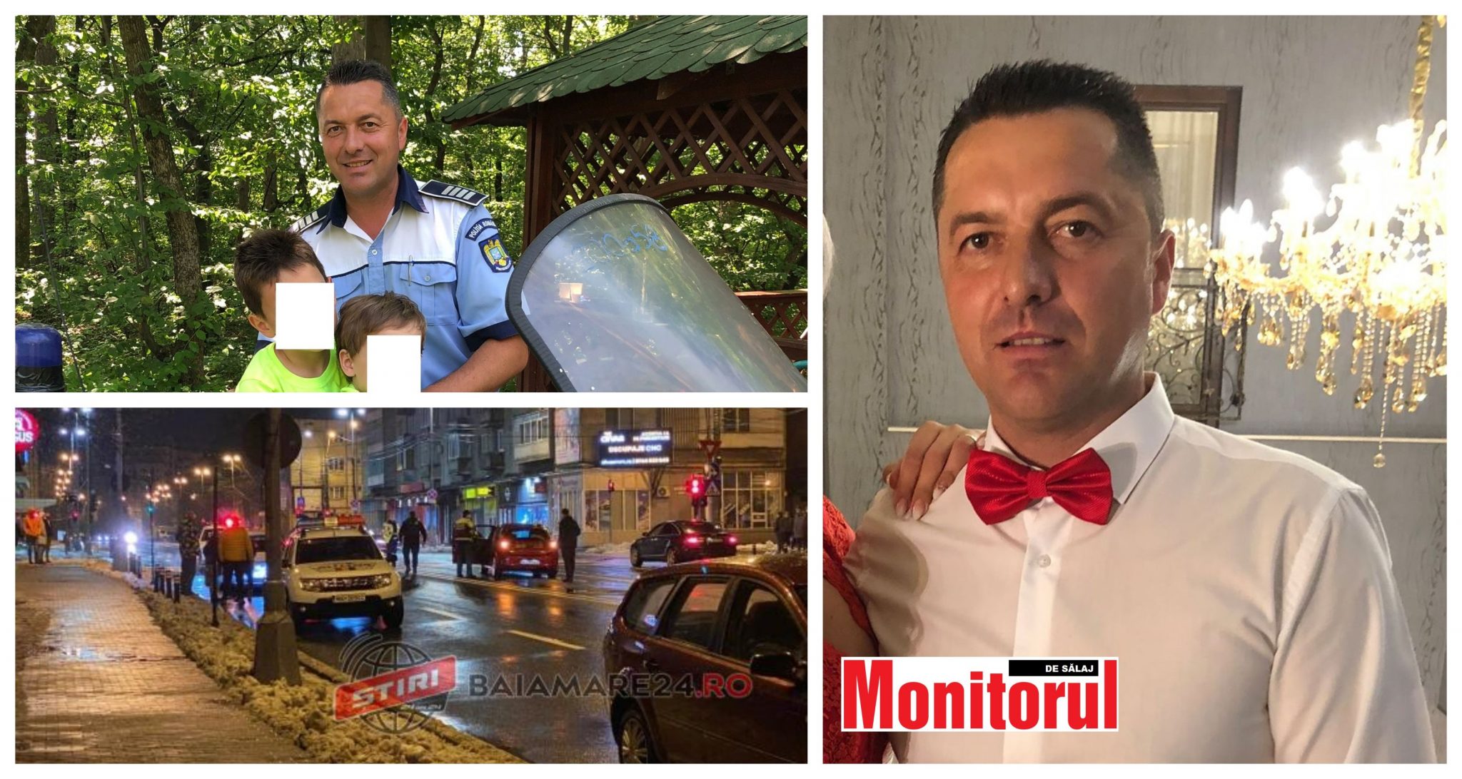 FOTO. Polițist rutier acuzat că a condus băut. Ar fi făcut accident cu victime și ar fi fugit