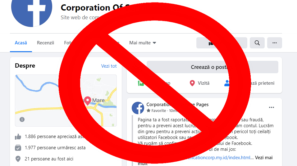 FOTO. Atenție, sătmăreni! Pagina de Facebook a Poliției Locale Satu Mare, atacată de hackeri