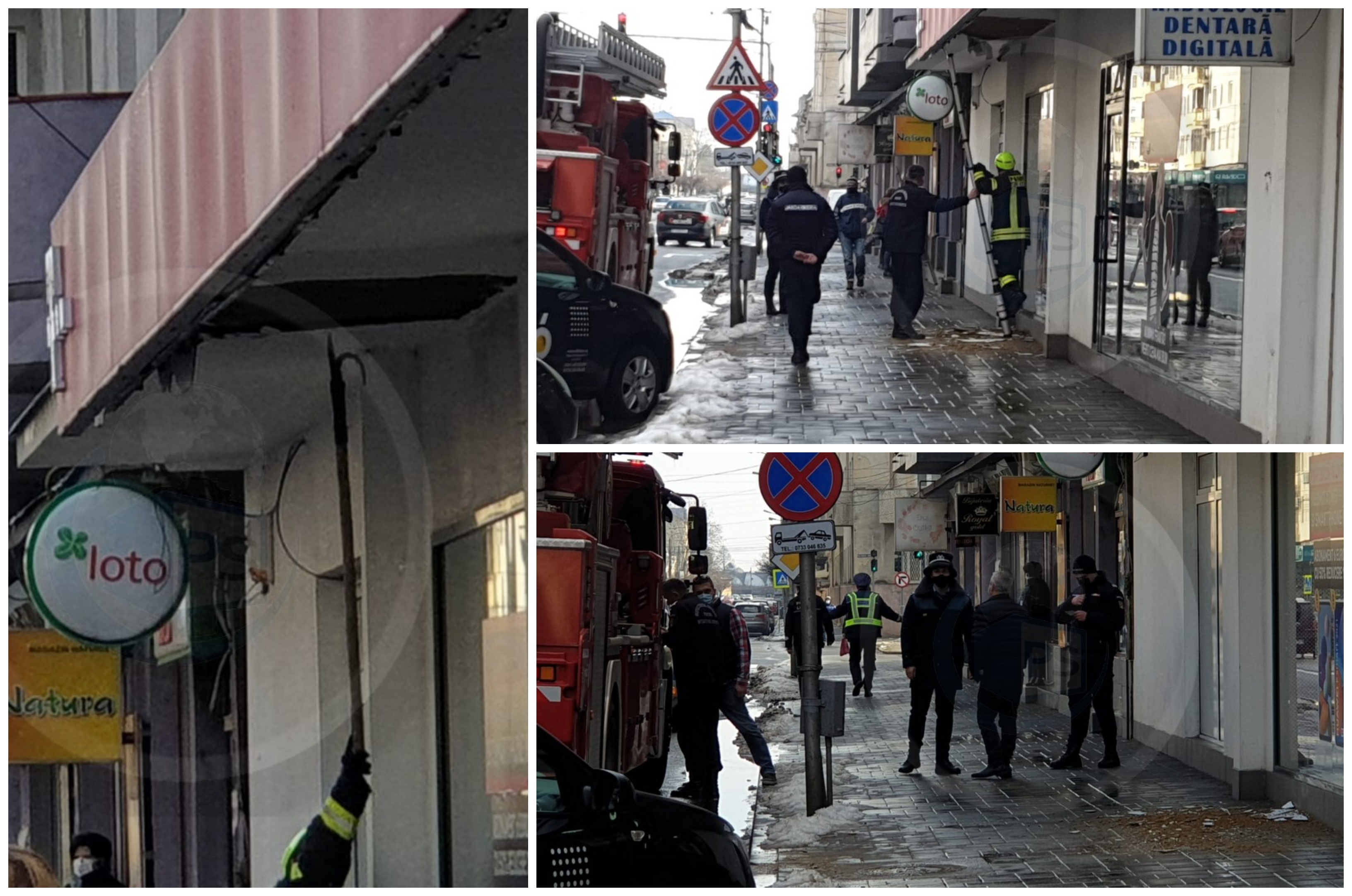 FOTOGALERIE. Pompierii, puși pe drumuri pentru un fleac în centrul municipiului Satu Mare