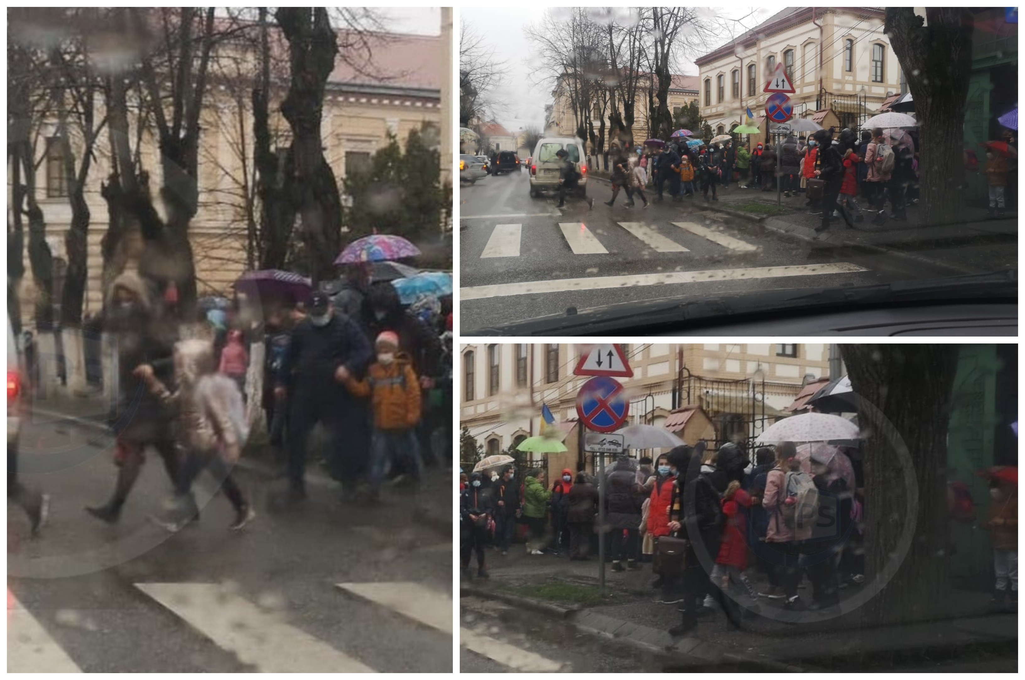 FOTOGALERIE. Nebunie la redeschiderea școlilor. Centru blocat, staționări ilegale și mulți nervi