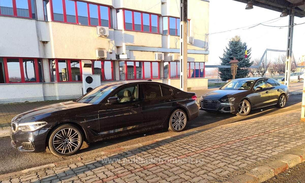FOTOGALERIE. Mașini de zeci de mii de euro confisate dintr-o lovitură la Vama Petea