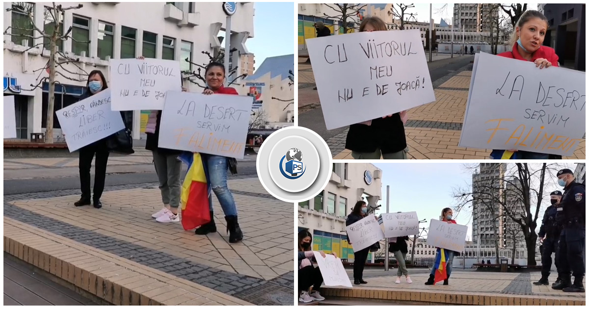 FOTO/VIDEO. Un nou protest la Satu Mare. HoReCa a ieșit în stradă, alături de muzicanți