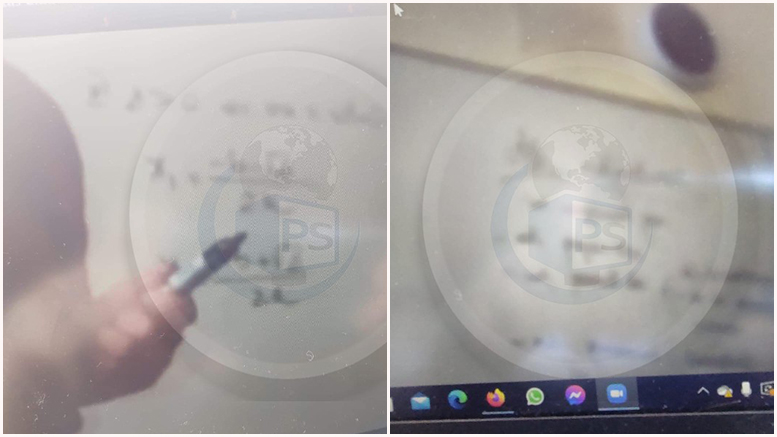 FOTO. Școala online pe ”blur”. Elevii de la ”Grigore Moisil” nu văd nimic din ce li se predă