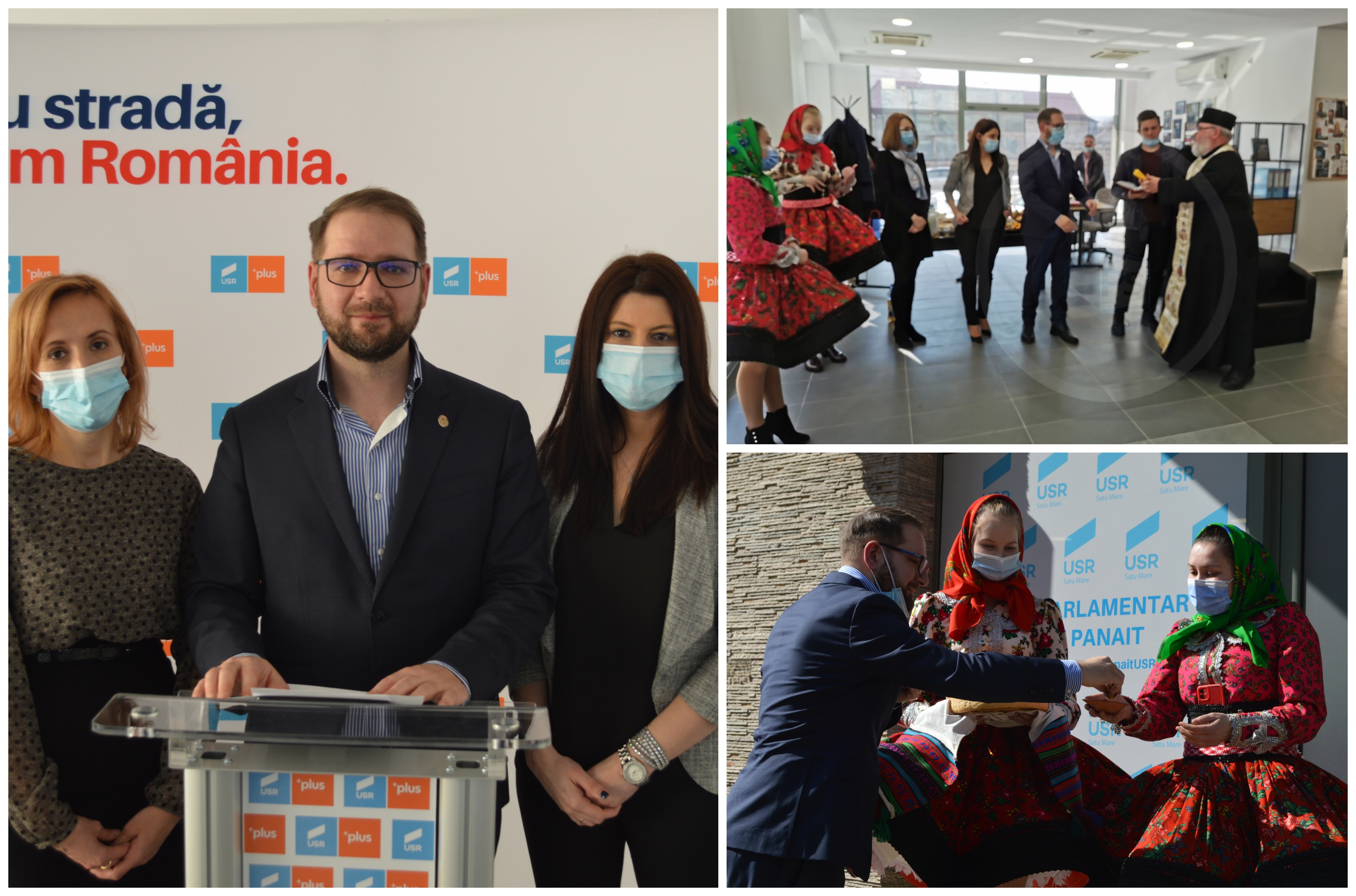 FOTO/VIDEO. USR și-a inaugurat noul sediu în Satu Mare. Cetățenii, așteptați la audiențe