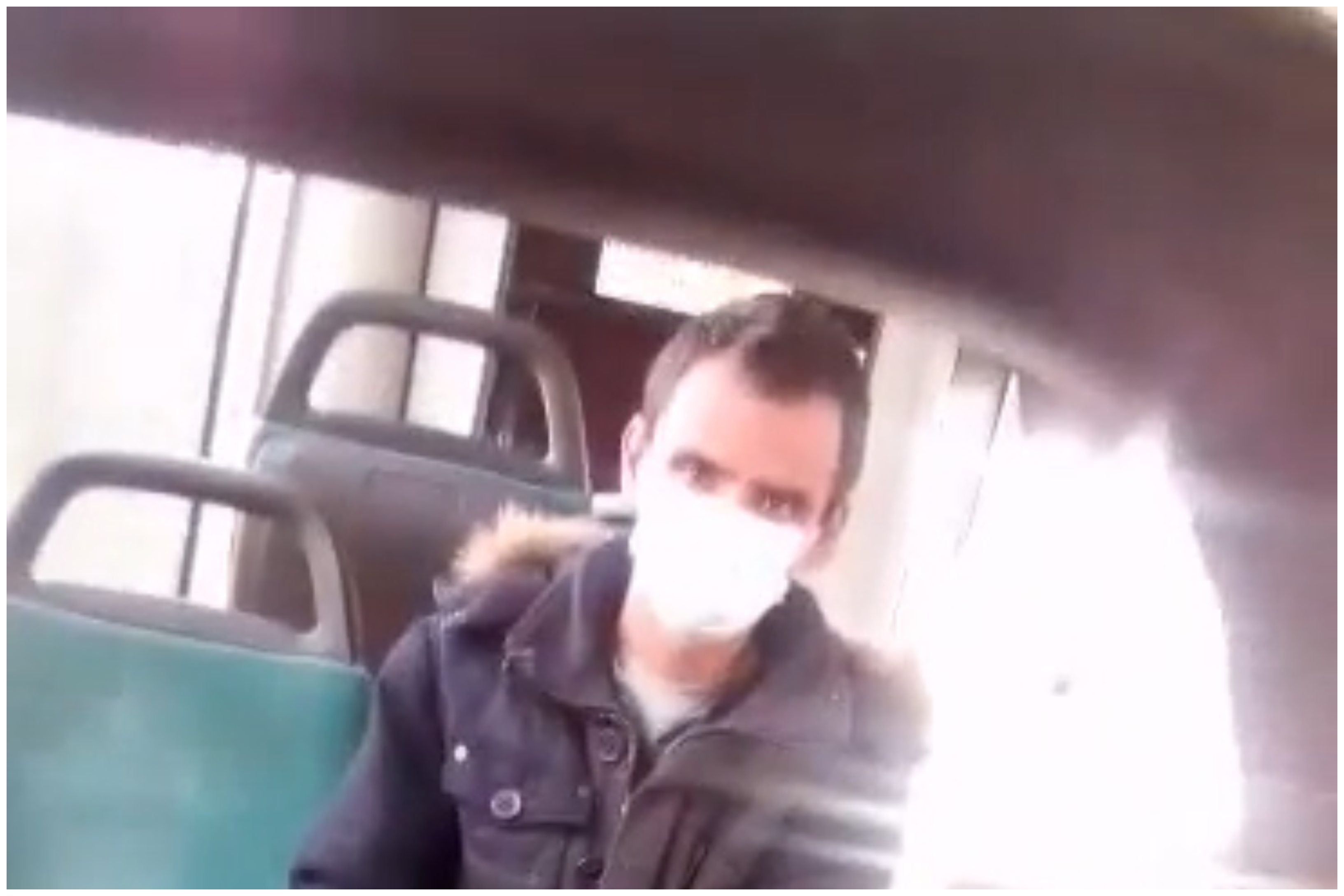 VIDEO. Încă un individ surprins în ipostaze indecente pe autobuz în municipiul Satu Mare