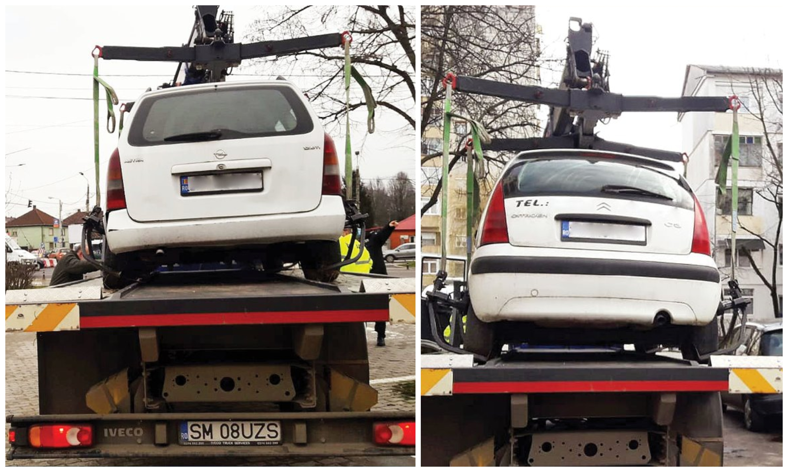 FOTO. Zeci de mașini abandonate au fost ridicate în municipiul Satu Mare