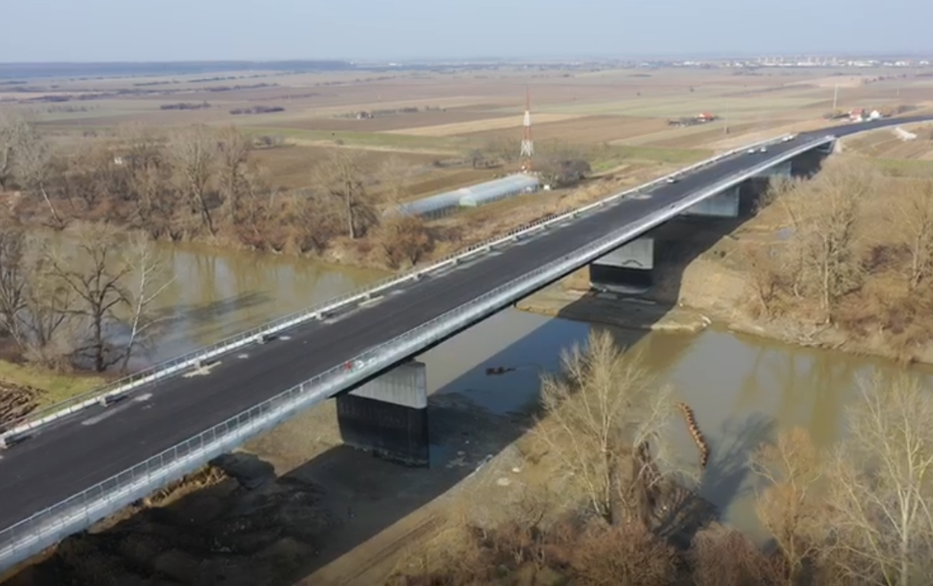 VIDEO. Avem un nou pod peste Someș, în municipiul Satu Mare